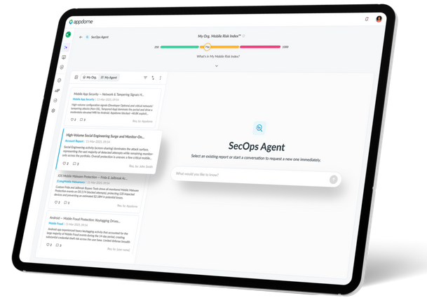 Appdome Introduces the First Agentic AI SecOps Agent for Mobile Fraud & Cyber Threats