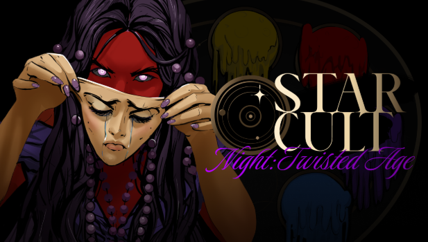 STARCULT is a dark fantasy mystery visual novel where emotions unlock new dialogue options, influence relationships, and reveal hidden intentions